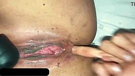 she caught me masturbating and fingered my ass until i squirted cum