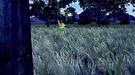 Tinker bell grows up, and i seize the chance to fuck her in the forest while another fairy watches in this peter pan hentai.