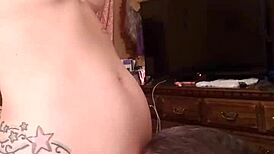 Mary Pedes, All Tied Up In Bondage, Can't Resist Cumming Down Her Pretty Legs?