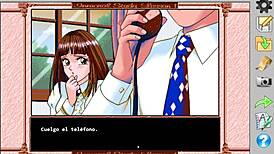 Immoral Study Retro Visual Novel with Shirakawa Reiko Gameplay
