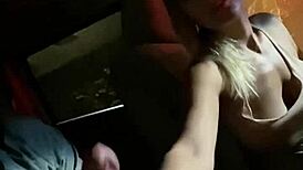 Public bridge sex while getting food