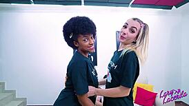 roludo ate my ass and vicky's in gaping threesome, almost fainted from deepthroat 😩