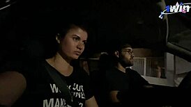 hot young girl from gym asks for ride in exchange for a gift