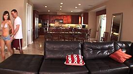 Lovely Teen Fucks Step Brother Fantasy