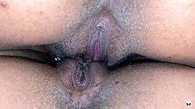 Sensual Latina Couple Khalessi69 Tribbing Clit to Clit, Wet Pussies Riding in Lesbian Session