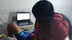 hey, i gave my roommate a hot welcome surprise with some licking and oral fun, he was shocked but loved it