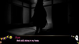 footjob under desk in horror mansion anime