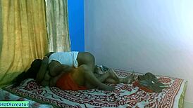 Indian Bengali Bhabhi Calls Sex Friend While Husband at Office