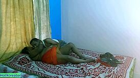 Indian Bengali Bhabhi Calls Sex Friend While Husband at Office