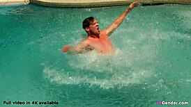 Three Trannies With Fake Tits