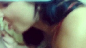 Merry Christmas as she rides Santa's big cock for a special gift.