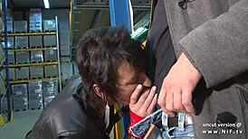 Pounding her ass now!