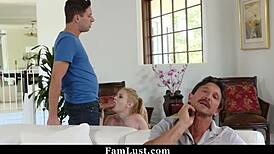 Why is this horny stepmom seducing her stepson for taboo fun?