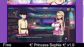 i-i'm princess sophia, rich and dating in this anime cartoon hentai