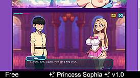 i-i'm princess sophia, rich and dating in this anime cartoon hentai