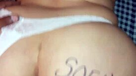 my wife's big ass bent over in doggystyle, las ricas nalgotas