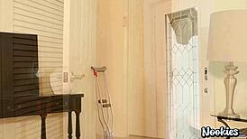 I banged this tiny 90-pound teen Salina Imai in a hardcore anime fuck.