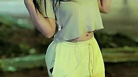 The dicksucking prostitute gets caught riding the cop's cock in missionary.