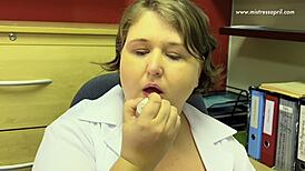 dominatrix mistress april takes control in the urology ward