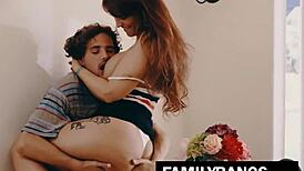 Divorced cougar Syren De Mer seduces best friend's boy Tyler Nixon for steamy action