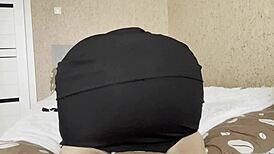 Stepmom in Arab Porn Performs Missionary Sex and Masturbation with Big Ass