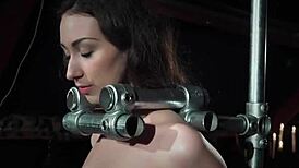Teen Slave Toy Bound in Bondage for Intense Fucking and Cum in Mouth