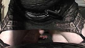 perfect prostate orgasm hits hard in outdoor public spot!