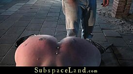 Teen Slave Toy Bound in Bondage for Intense Fucking and Cum in Mouth