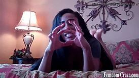 you're just a submissive little bitch for my femdom domination