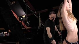 i’m obsessed with dominating this small tits blonde sub for rough pussy play