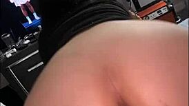 Juicy Latina Bubble Butt Bent Over