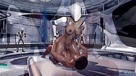 the shemale sexbot teaser in wild 3d animation nsfw