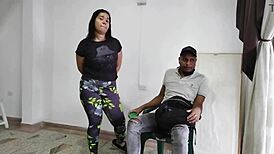 My stepbrother has a fetish and wants to fuck me like my partner does, it's so delicious