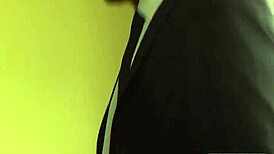 British submissive with pulled hair in intense session