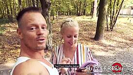 Random Dude Bodo BANGS Milf Jana Schwarz in Park!