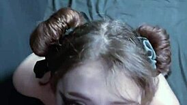 Pov Your Perfect Goth Girlfriend Gets on Her Knees & Ruins Makeup With Massive Facial After Sucking Cock!