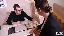 want to see this skinny kitten get pounded in her spread anal?