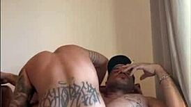 stepfather delivers package and gets intimate with friend's pal