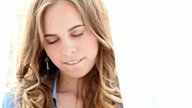 Lovely Ballerina Shares Her Naked Bliss with You in Adorable Teen Brunette Display