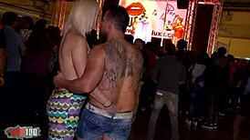 Public sex with huge squirt