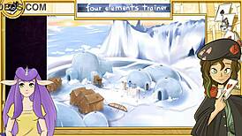 brunette group in avatar lesbian game orgy