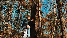 i fucked a beauty with a big ass in the forest while walking