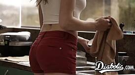 Young vixen Ashley Lane gets thrashed with dick and filled with creampie