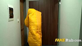 Christmas Gift Arrives Stuck In Tight Spots