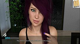 Hot Brunette Deepthroats Big Cock in Homemade Game!