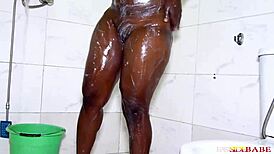 Black Diamond's Wet Shaved Pussy Licked Outdoors! What a Juicy Ride!