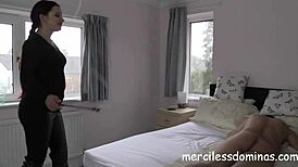 Gorgeous Goddess Sophia Whips Brutally