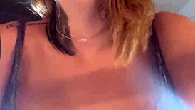 training at the gym with my tits out, truckers honking at my sweaty ass got me so horny, from ass to wet pussy 😈