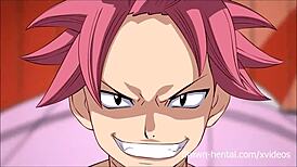 fairy tail hentai, you into natsu, lucy, and erza menage?