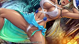 I am watching taimanin rpgx scene 73 english subbed